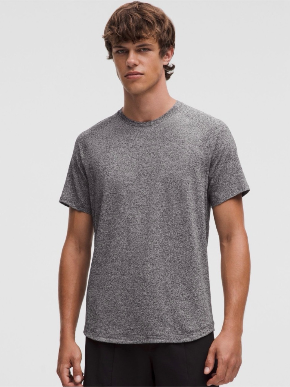 Lululemon /// Men's Heather Gray Crew Neck T-Shirt - Size Large